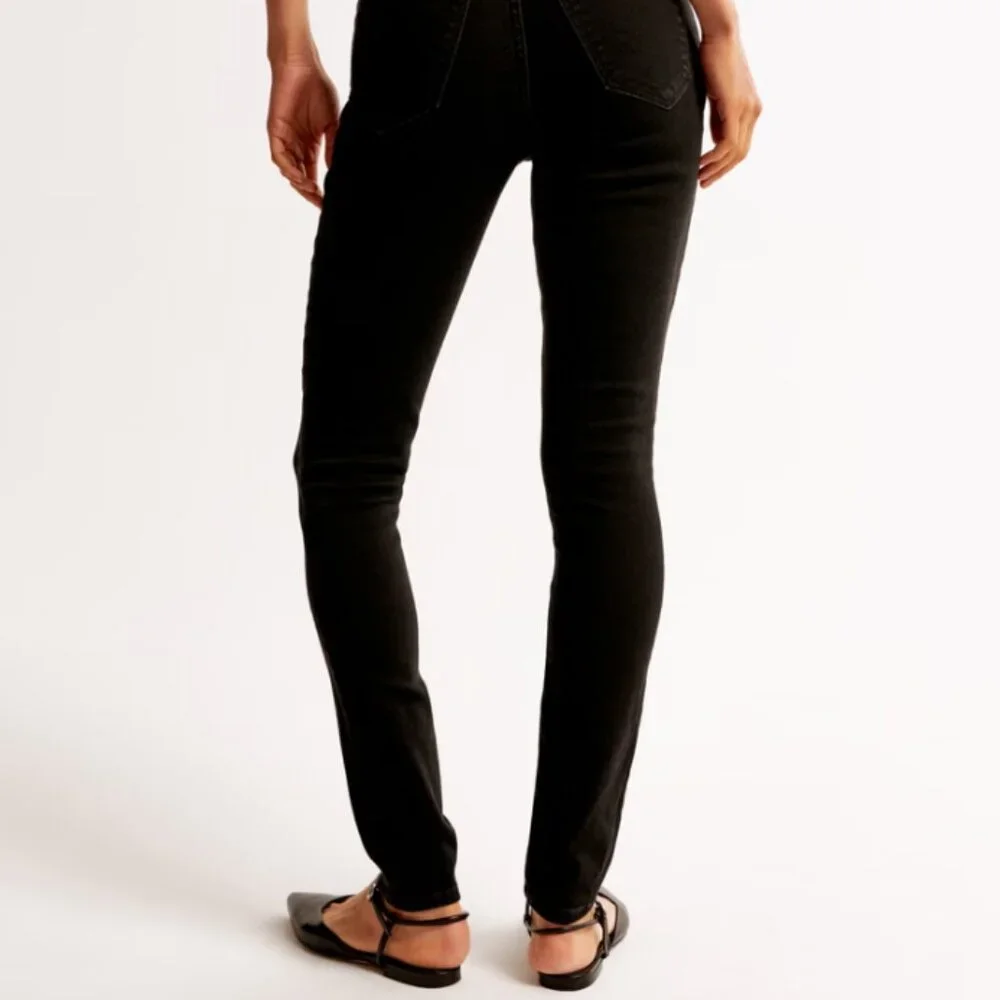 ABERCROMBIE & FITCH The Super Skinny High Rise Jeans - Picture 2 of 12